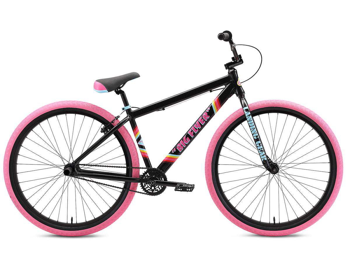 2025 se bikes big flyer 29′′ bmx bike – black sparkle, 29′′ whes